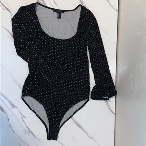 Polka dot body suit